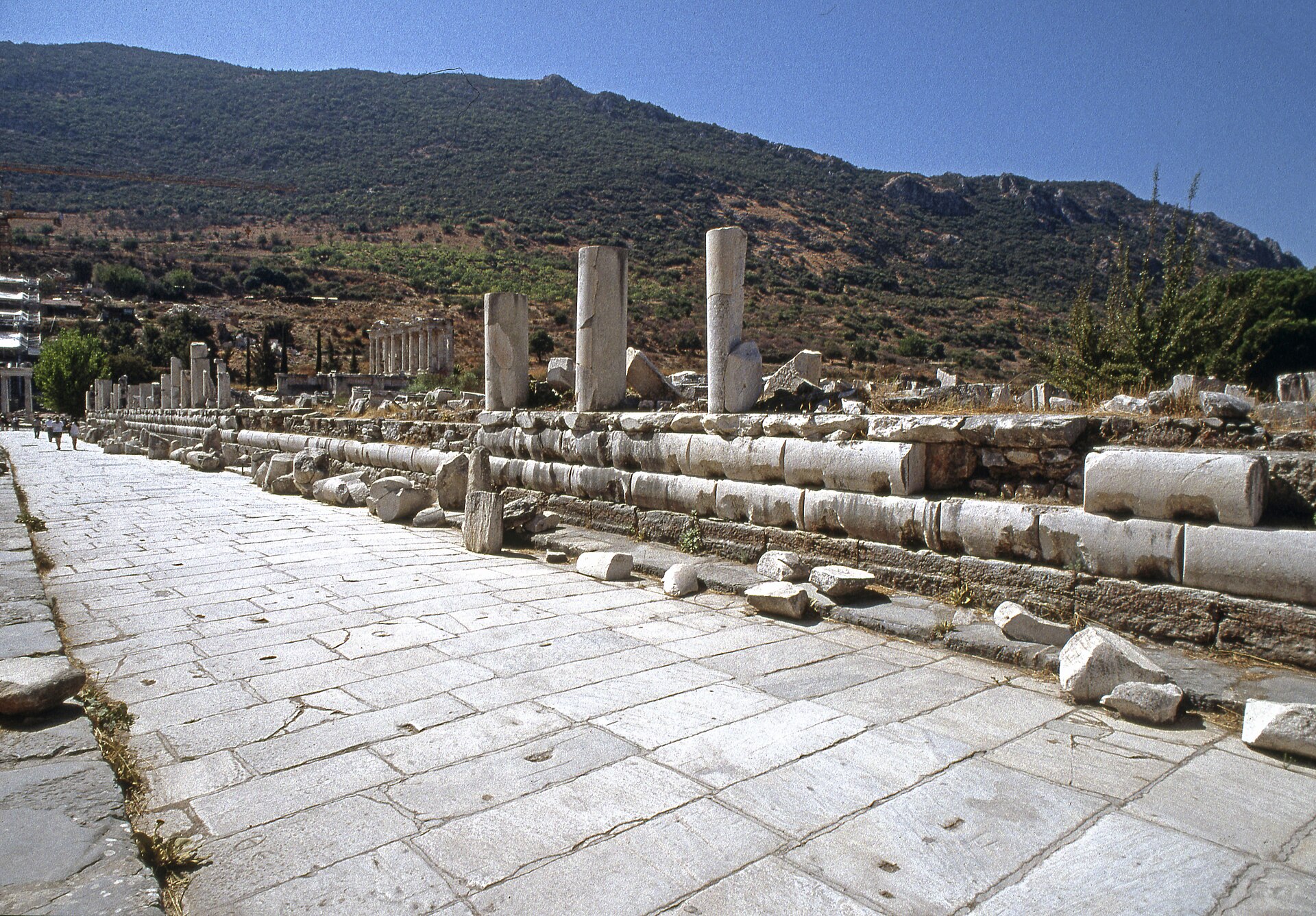 Marble Street at Ephesus from Kuşadası cruise port