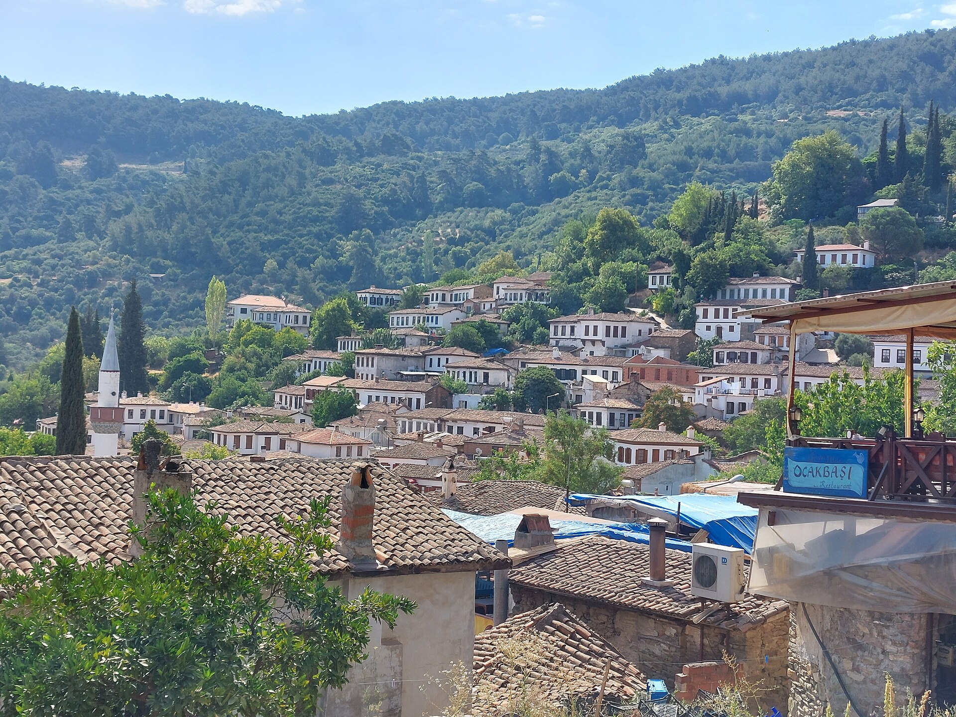 Şirince village stone houses and wine cellars